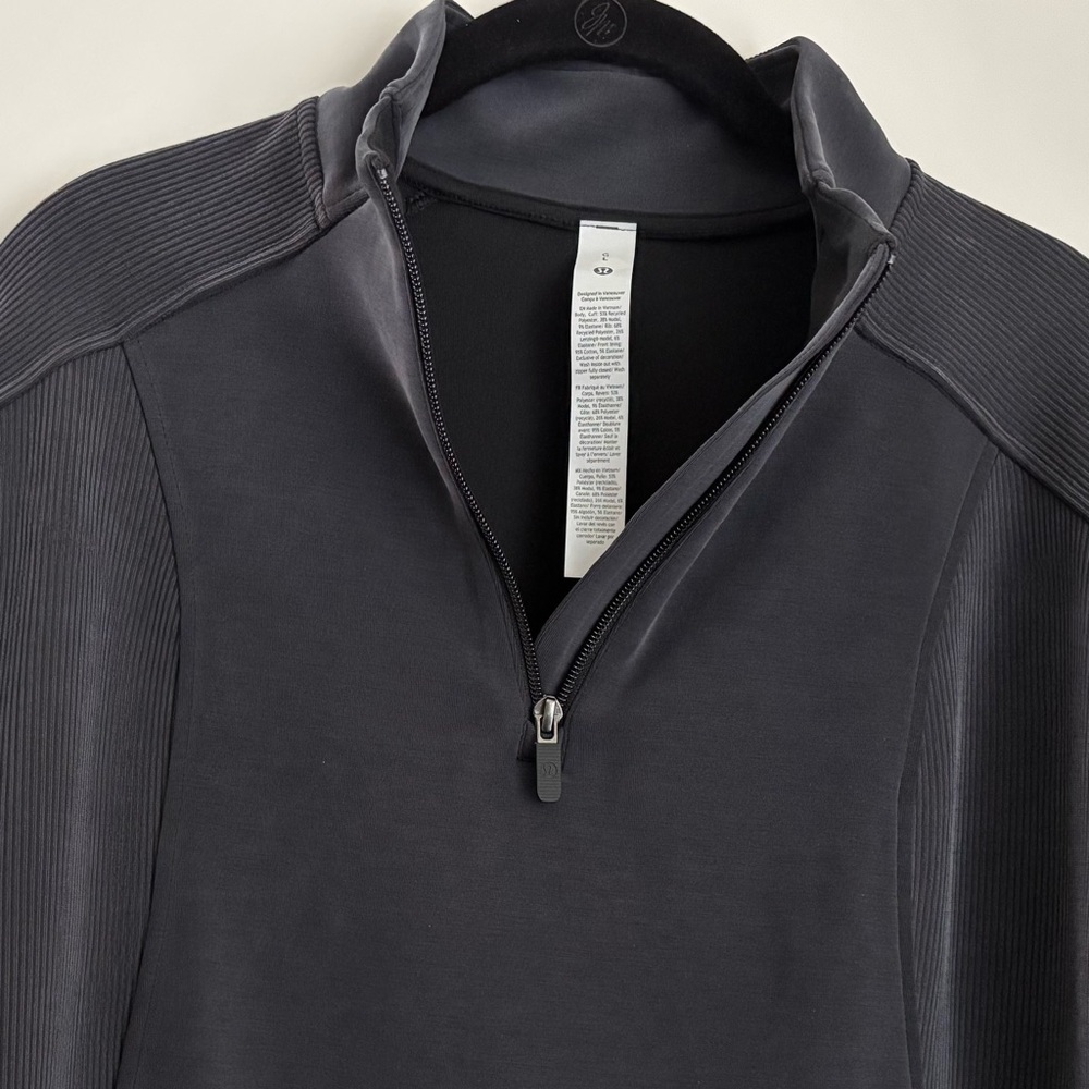 Lululemon NWT Softstreme half zip mini dress long sleeve Sz L - Picture 8 of 16
